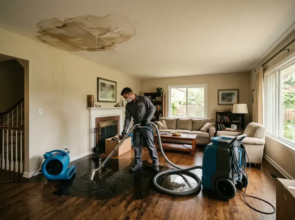 attic-pipe-burst-ceiling-drip-008 — frequently asked questions, Water Damage Restoration & Carpet Care in Lawnton, PA